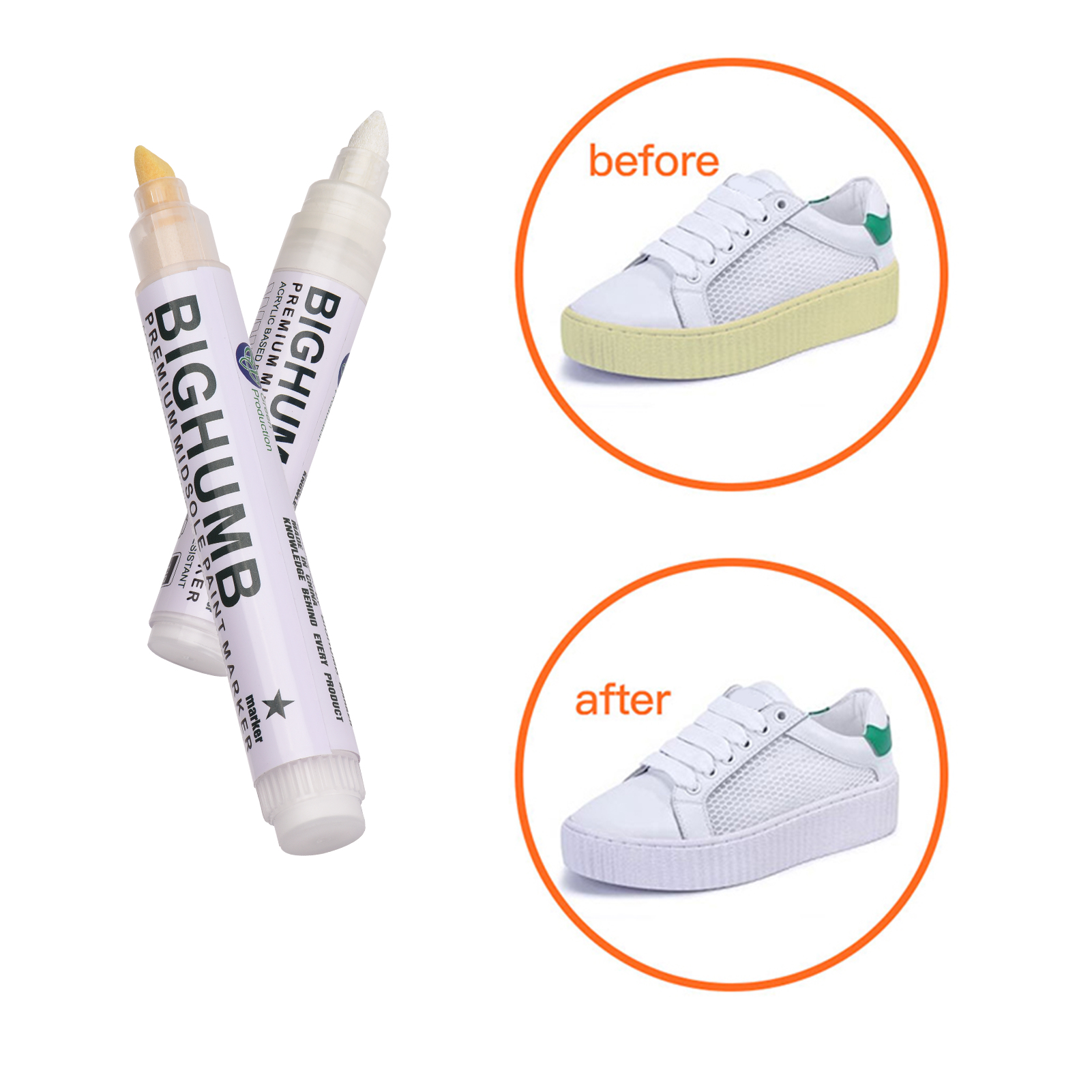 قلم BIGTHUMB بريميوم لطلاء الن - مراجعة Sneaker Cleaner وسعره